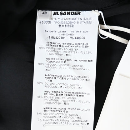 2022ss jil sander gabardine bomber jacket 48