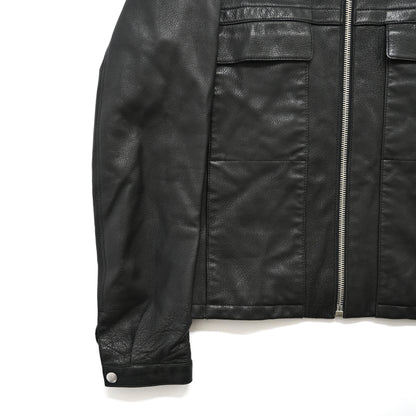 2017aw martin margiela front pocket leather jacket 50