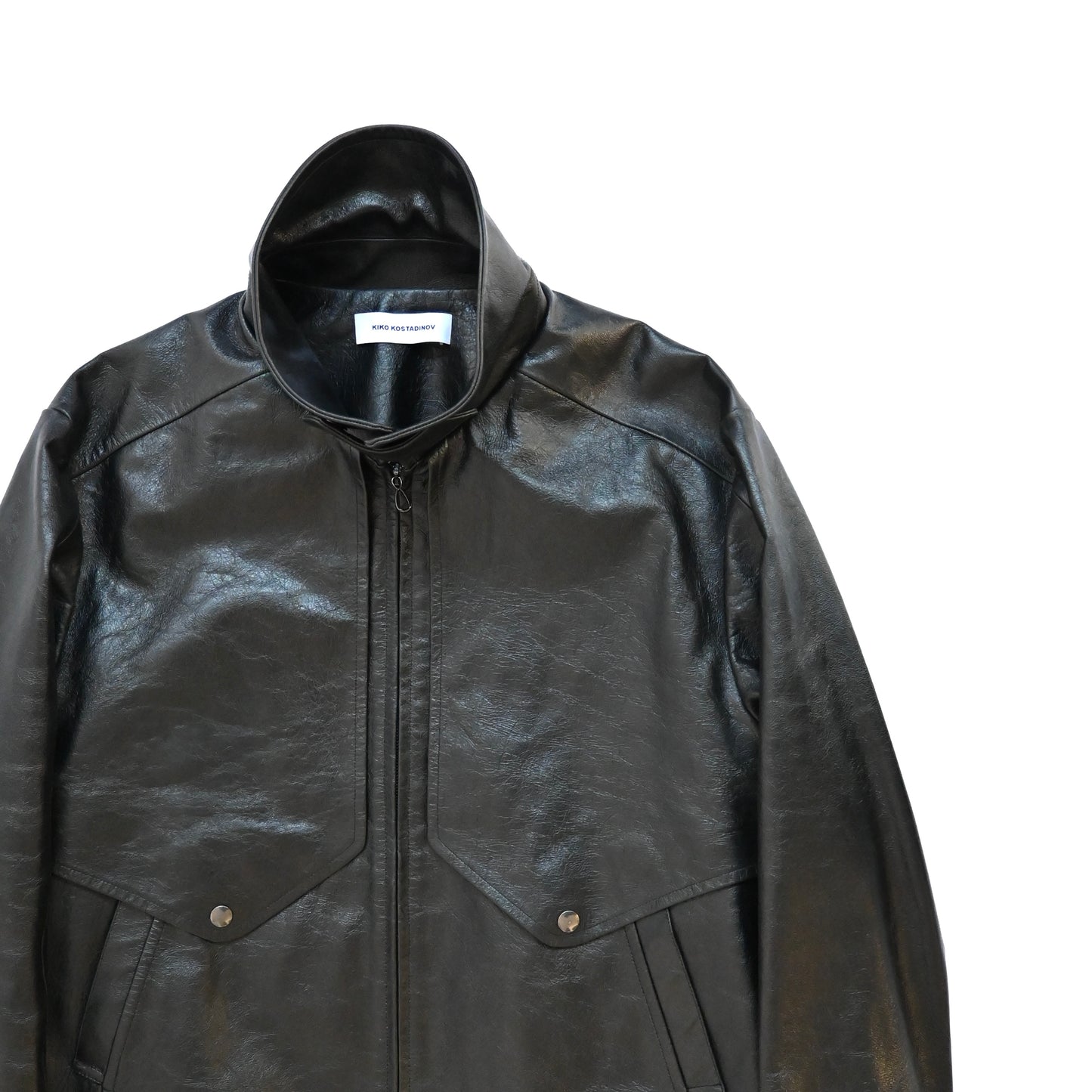 2023ss kiko kostadinov murad leather jacket 50