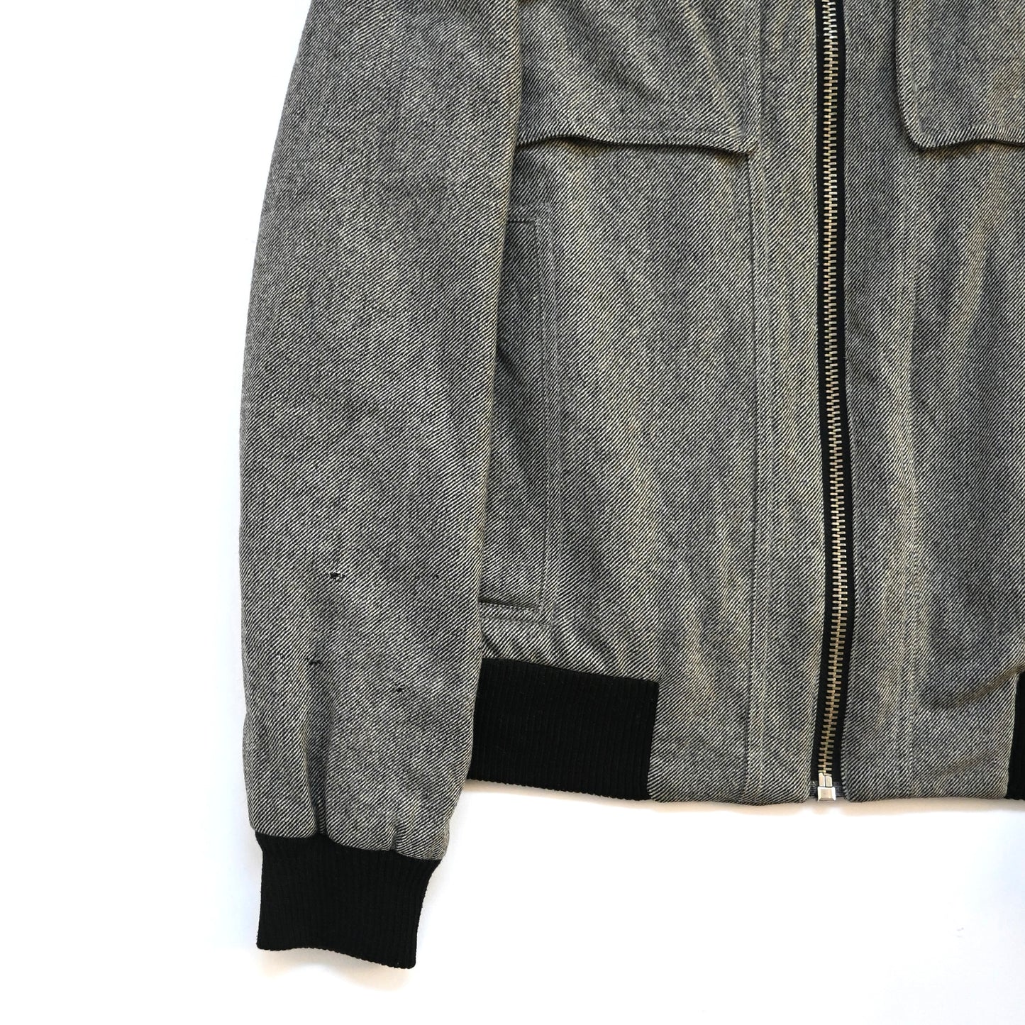 2006aw dior homme tweed wool blouson 44 by Hedi Slimane