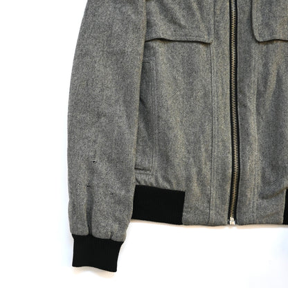 2006aw dior homme tweed wool blouson 44 by Hedi Slimane