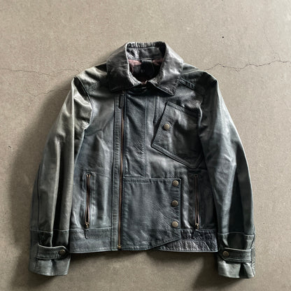 2000s gucci riders leather jacket 50 by Tom ford