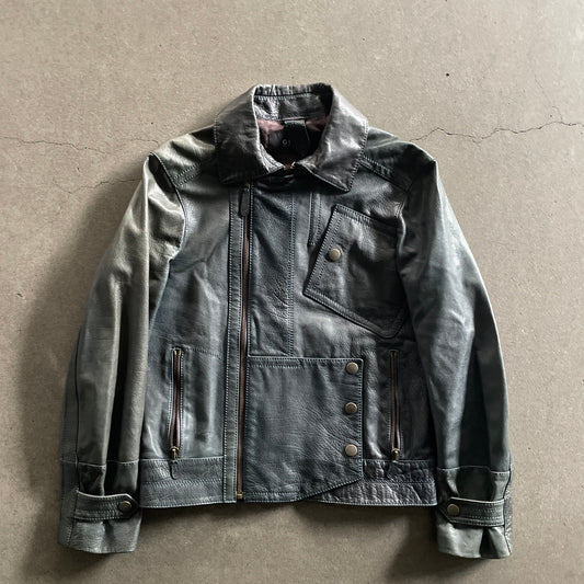 2000s gucci riders leather jacket 50 by Tom ford