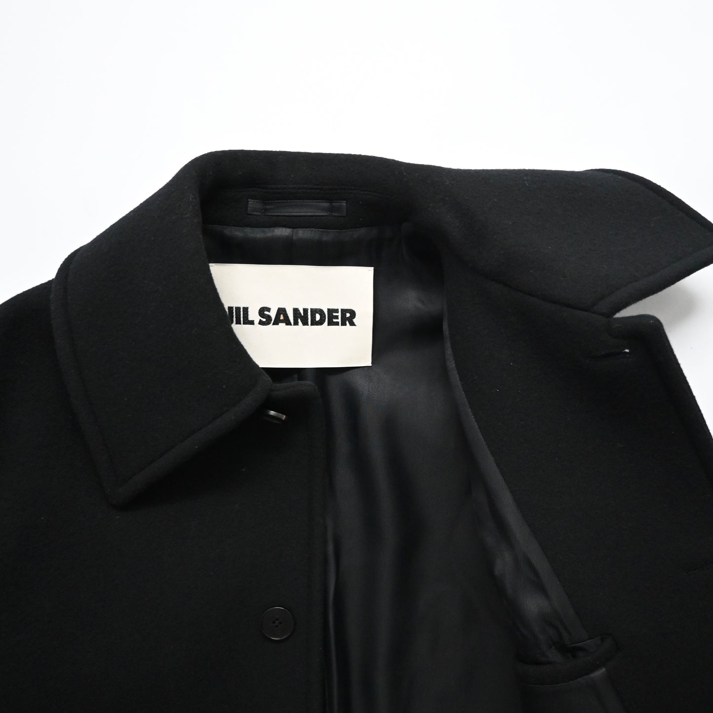 2021aw jil sander single breasted wool balmacaan coat 46