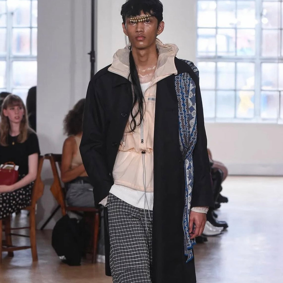 2019ss kiko kostadinov cocoon fire coat
S