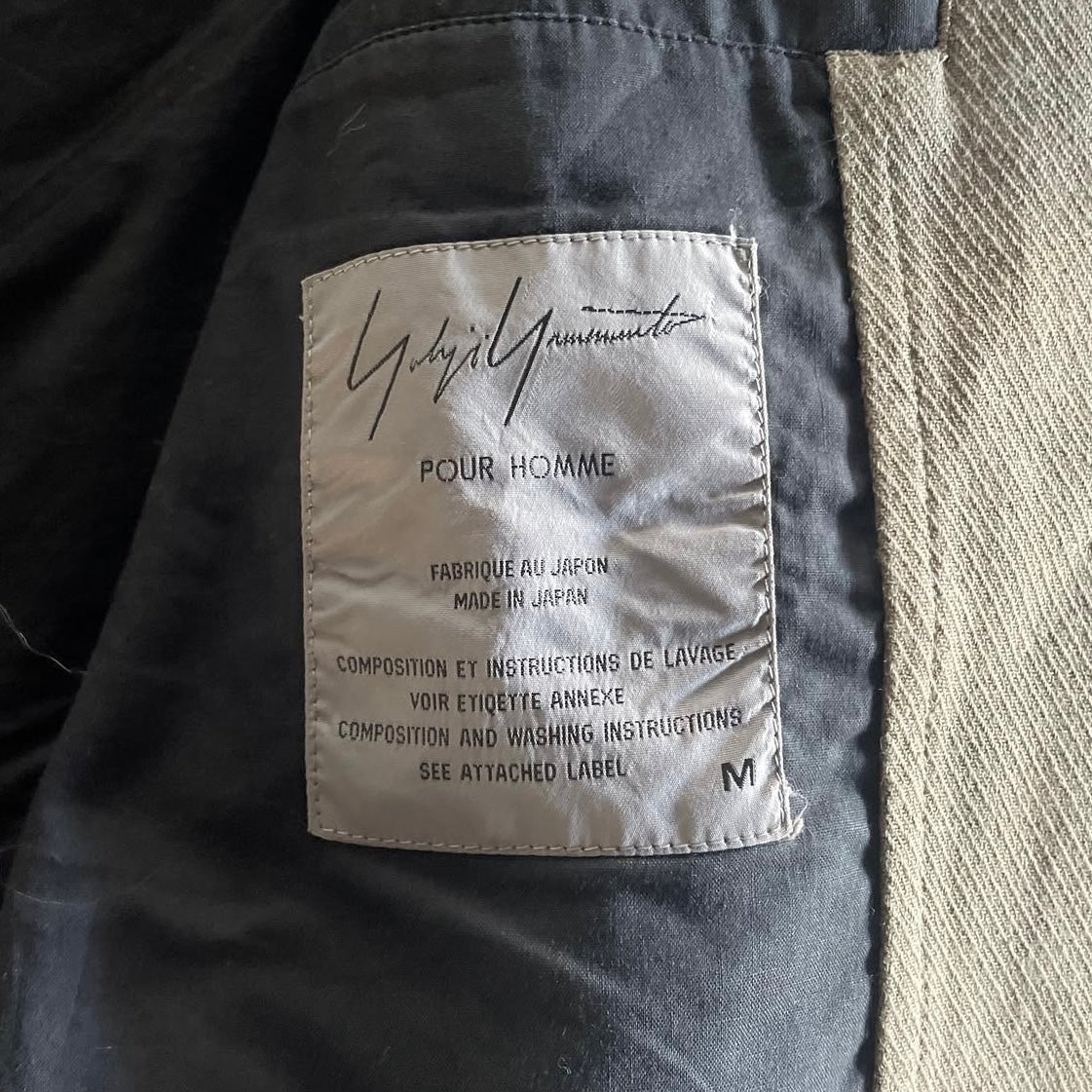 1996ss yohji yamamoto pour homme cotton blouson M