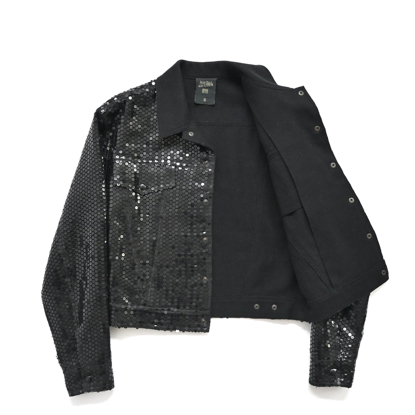 1995aw Jean paul gaultier haute couture sequins blouson 48