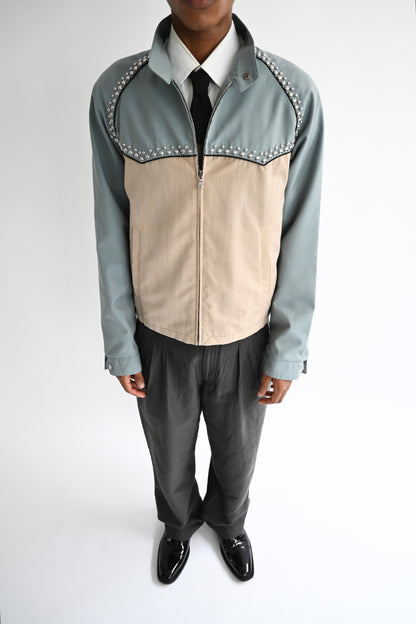 2012ss prada western studs blouson 50