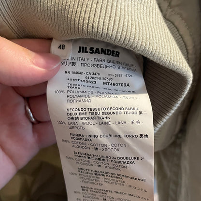 2021aw jil sander contrasting collar bomber jacket 48