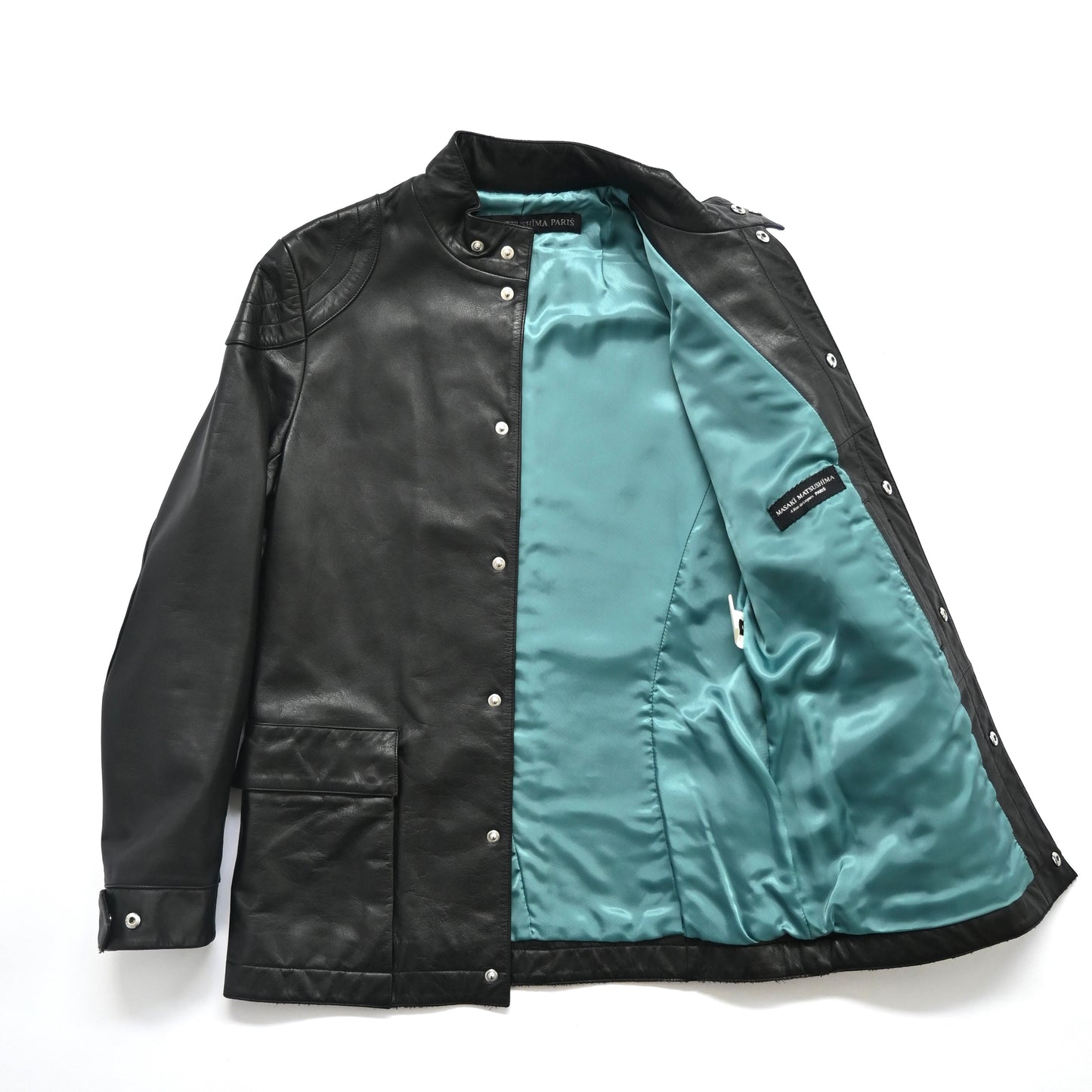 1990s masaki matsushima pen holder docking lamb leather jacket 2