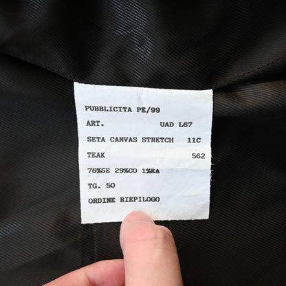 1999ss prada tailored cotton blouson 50
