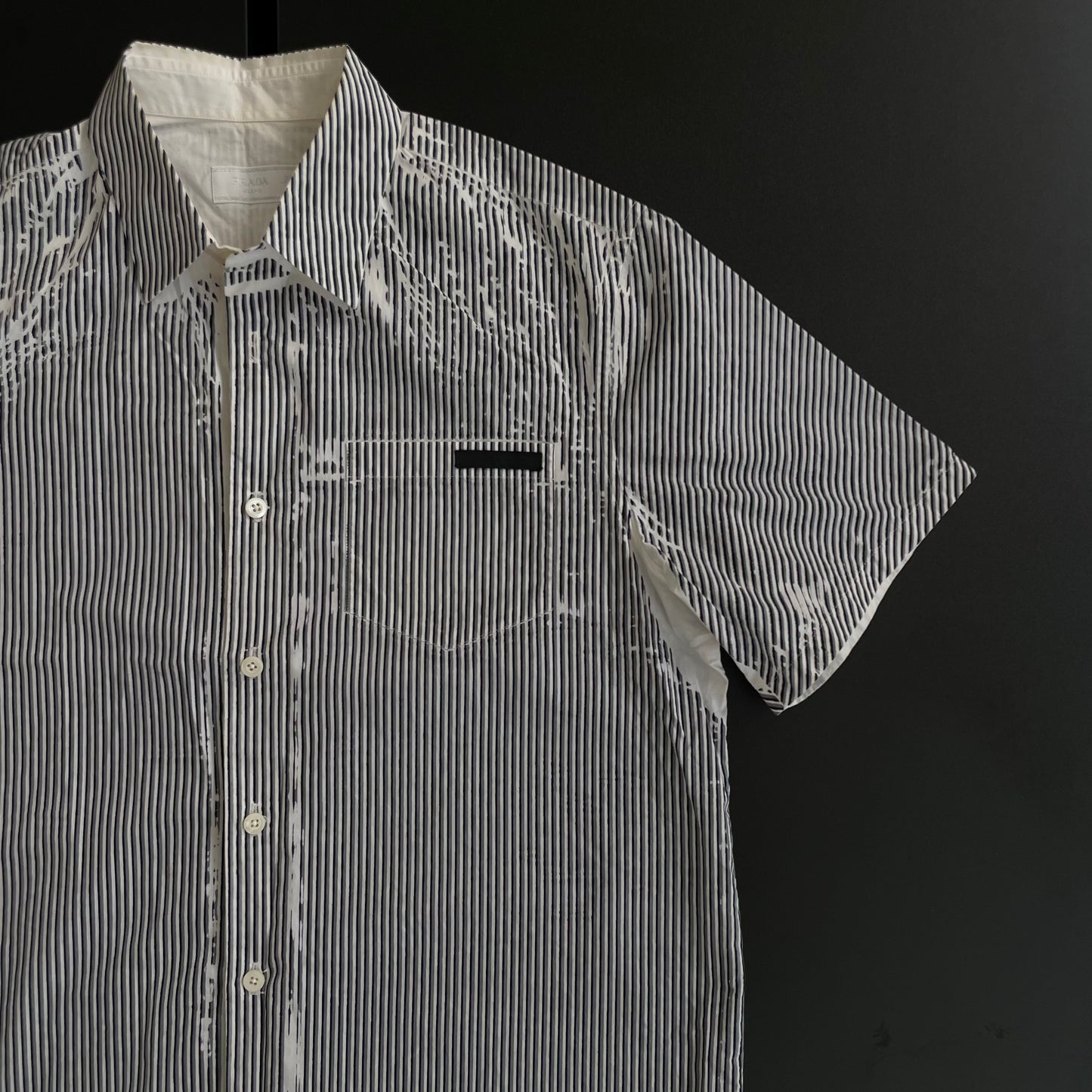 2018ss prada paint cotton shirt M