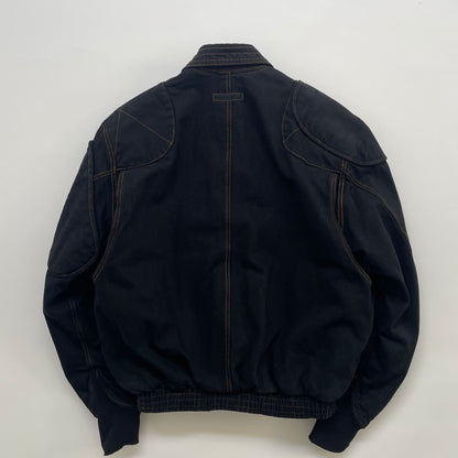 1986aw katharine hamnett denim bomber jacket M