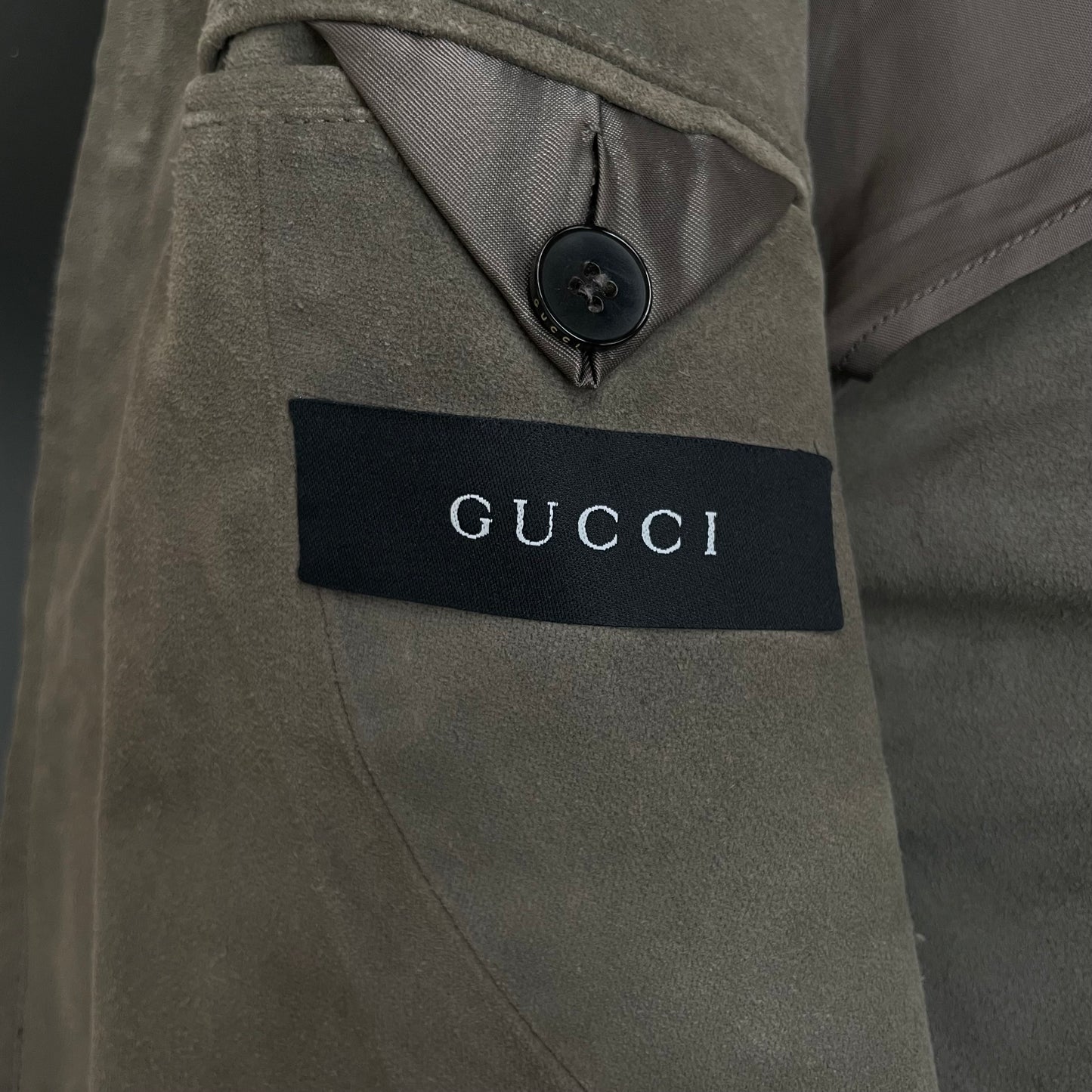 2000s gucci cowsuede riders jacket 46 by Tom ford