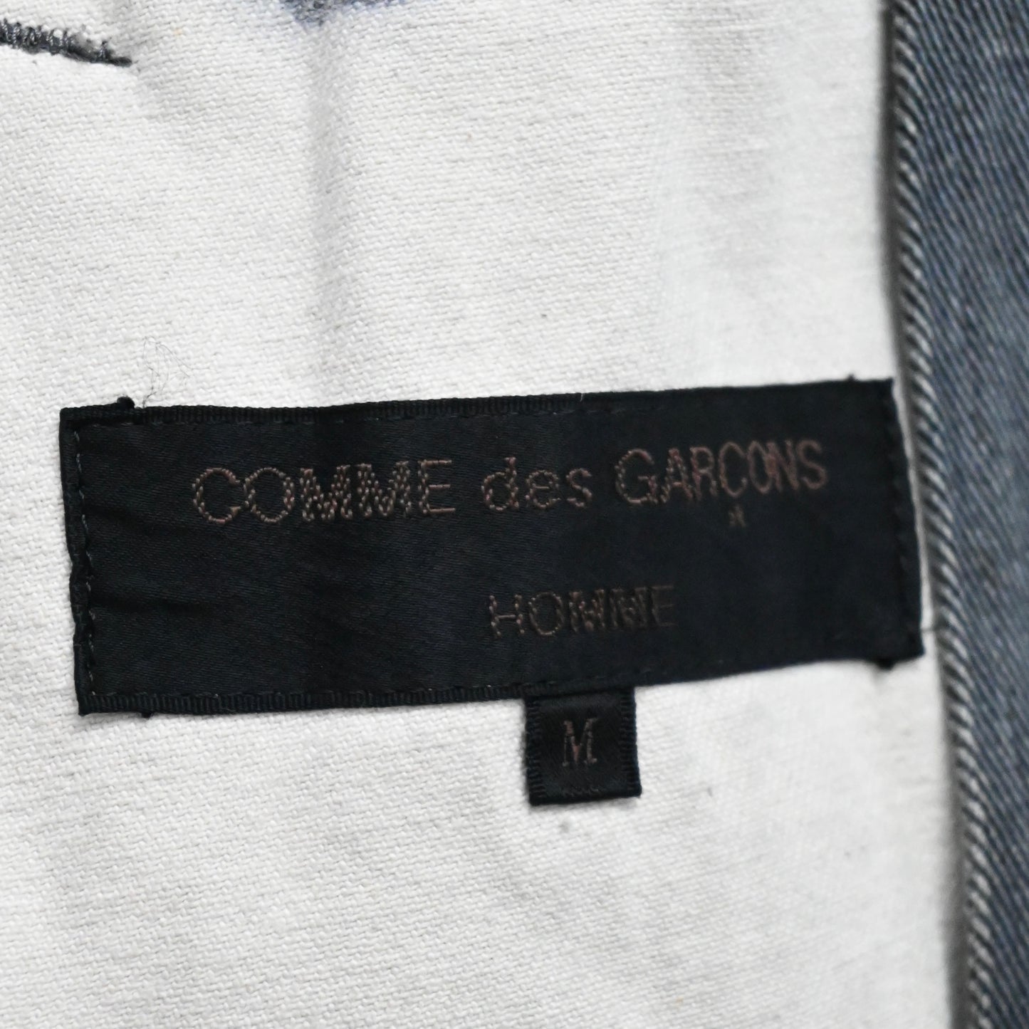1992aw comme des garcons homme denim cotton blouson M