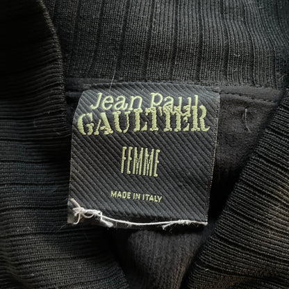 1997ss jean paul gaultie haute couture acetate bomber jacket 48