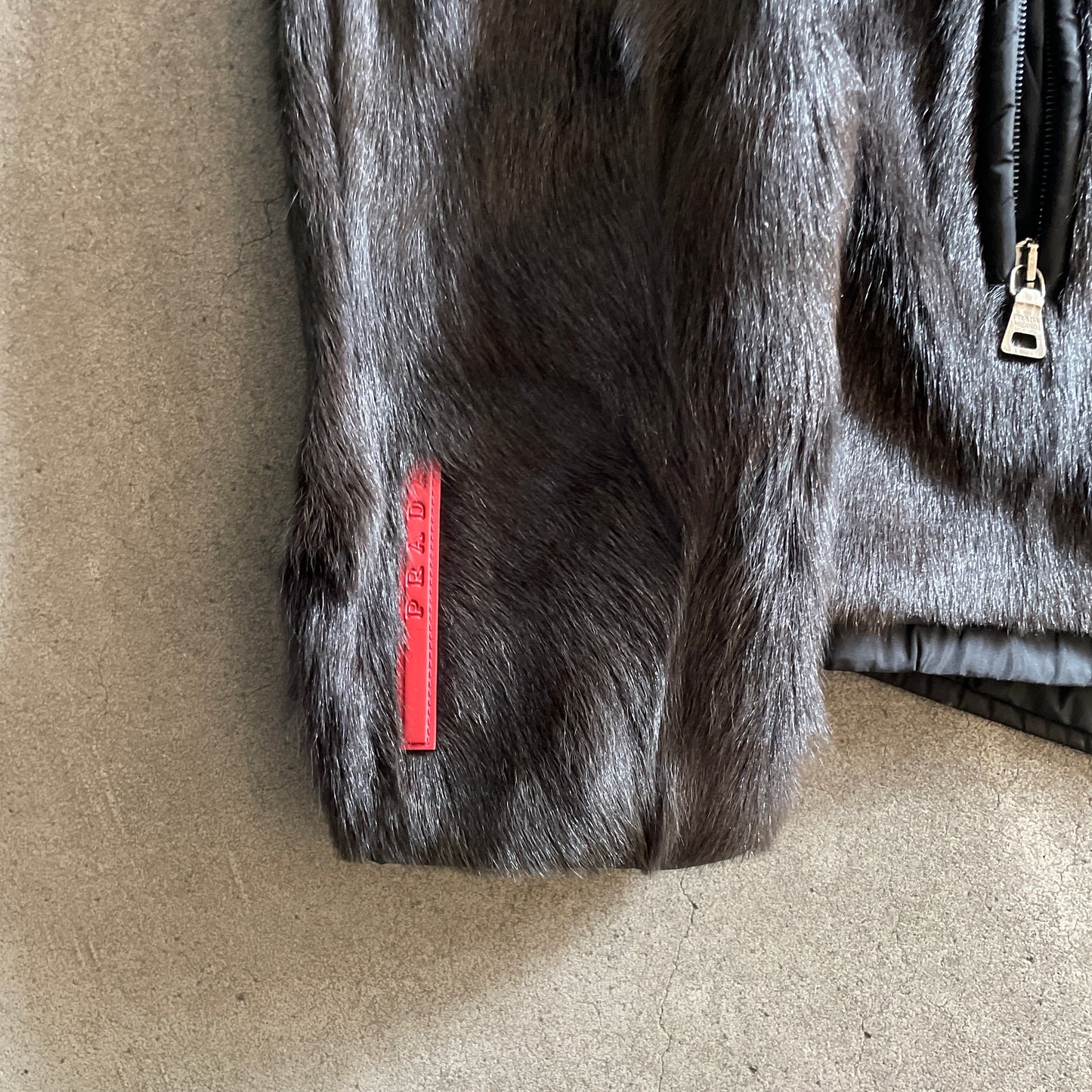1999aw prada sport fur blouson S