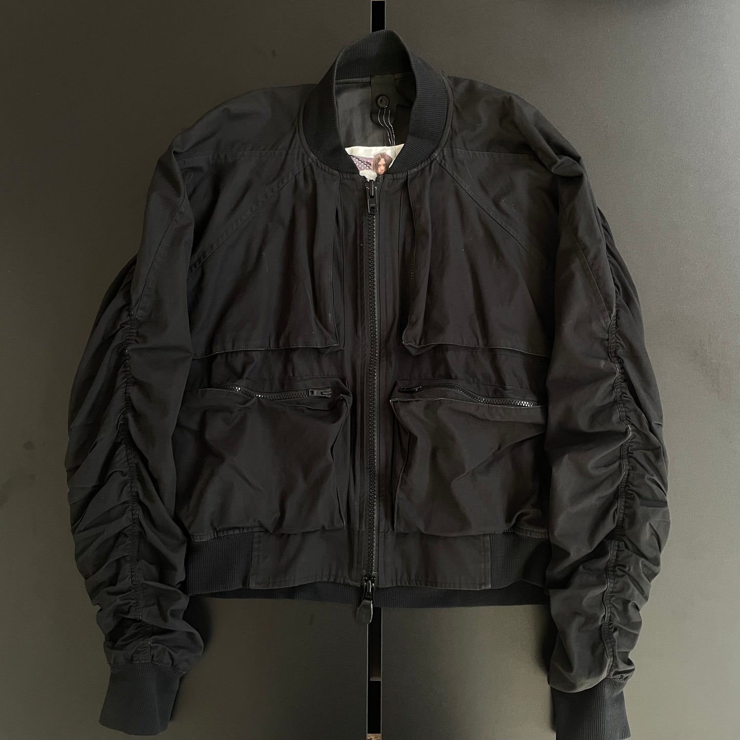 2006ss bernhard willhelm Shirring process bomber jacket M