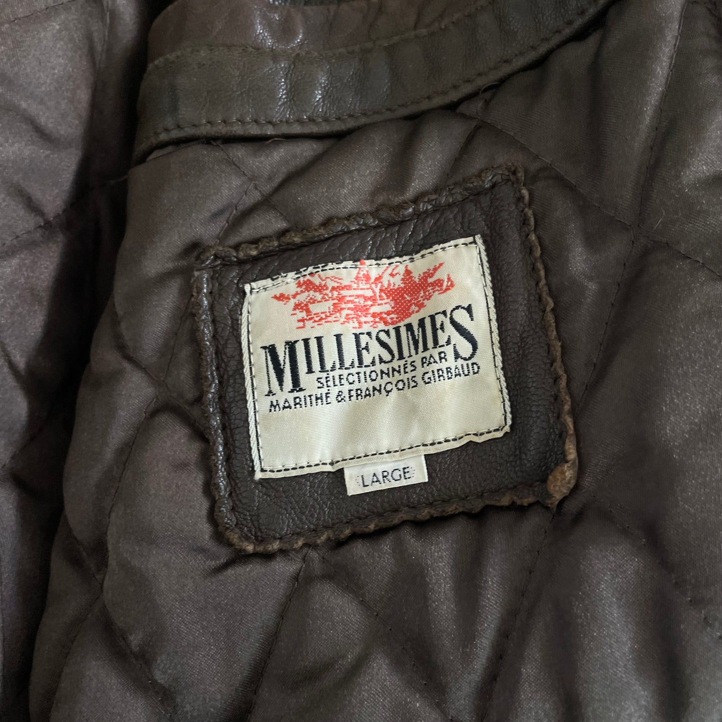 1980s Marithe Francois Girbaud lamb leather jacket L