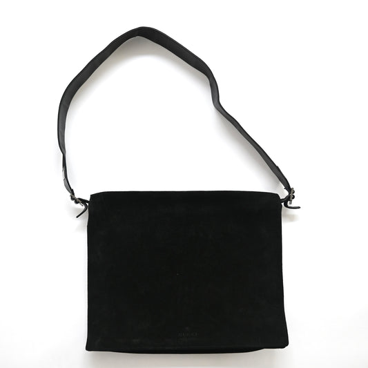 1990s gucci suede leather shoulder bag by Tom frod