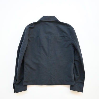 2000s salvatore ferragamo silver bangle cotton blouson 50