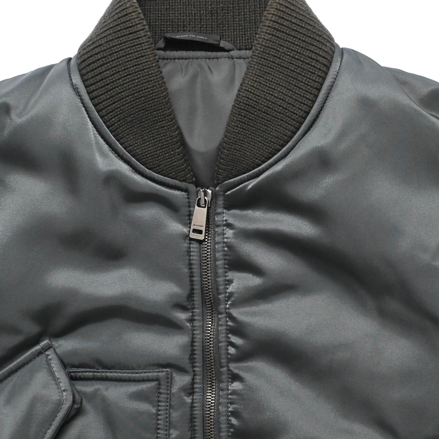2016aw jil sander nylon padded bomber jacket 50