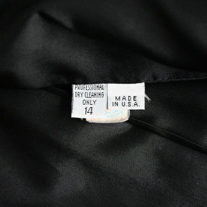1980s calvin klein wool melton long coat M