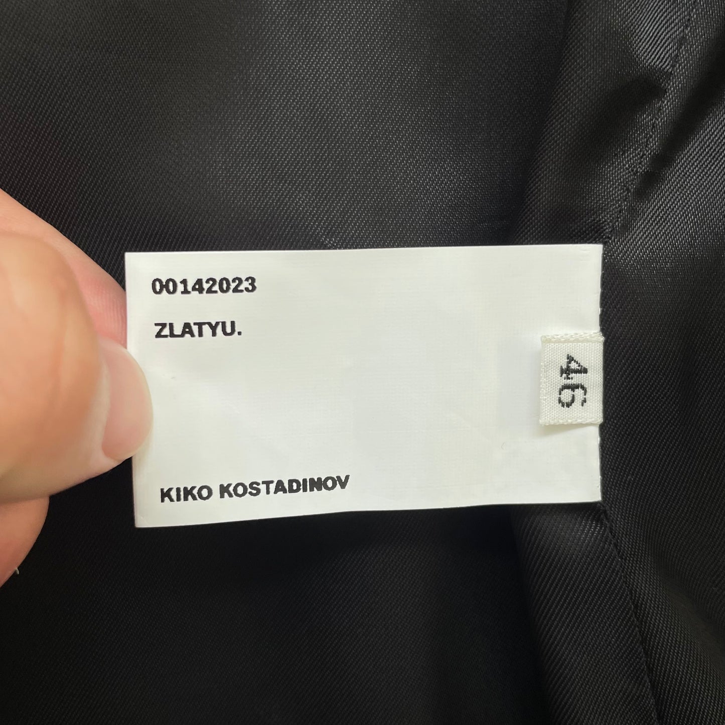 2023ss kiko kostadinov tonkin jacket 46