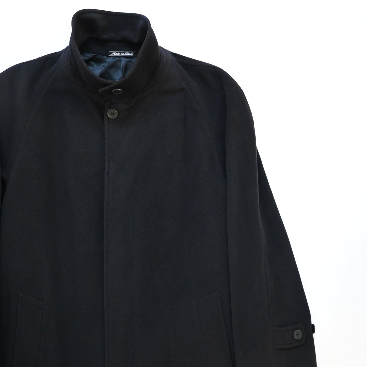 1990s giorgio armani virgin wool long coat 48