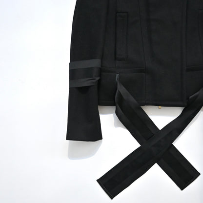 2004aw gucci asymmetric ribbon wool jacket 38 by Tom ford