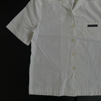 2019ss prada plate cotton shirt 38