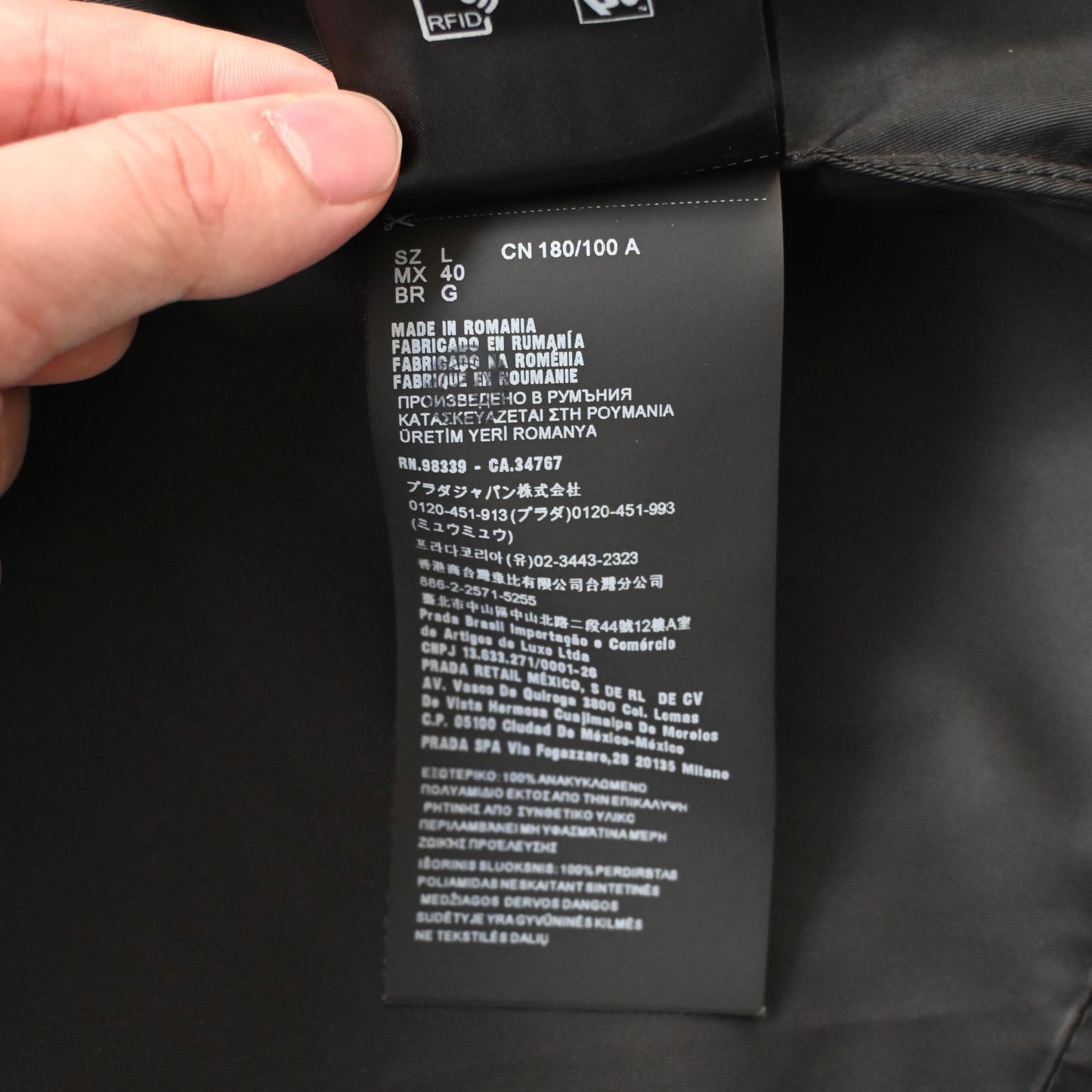 2021ss prada sc449 re nylon shirt L