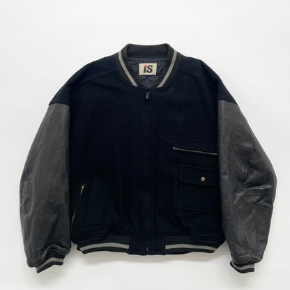 1980s issey miyake caretag varsity Jacket M