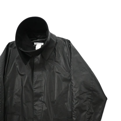 1996aw emporio armani detachable cotton collar vinylon long coat 52