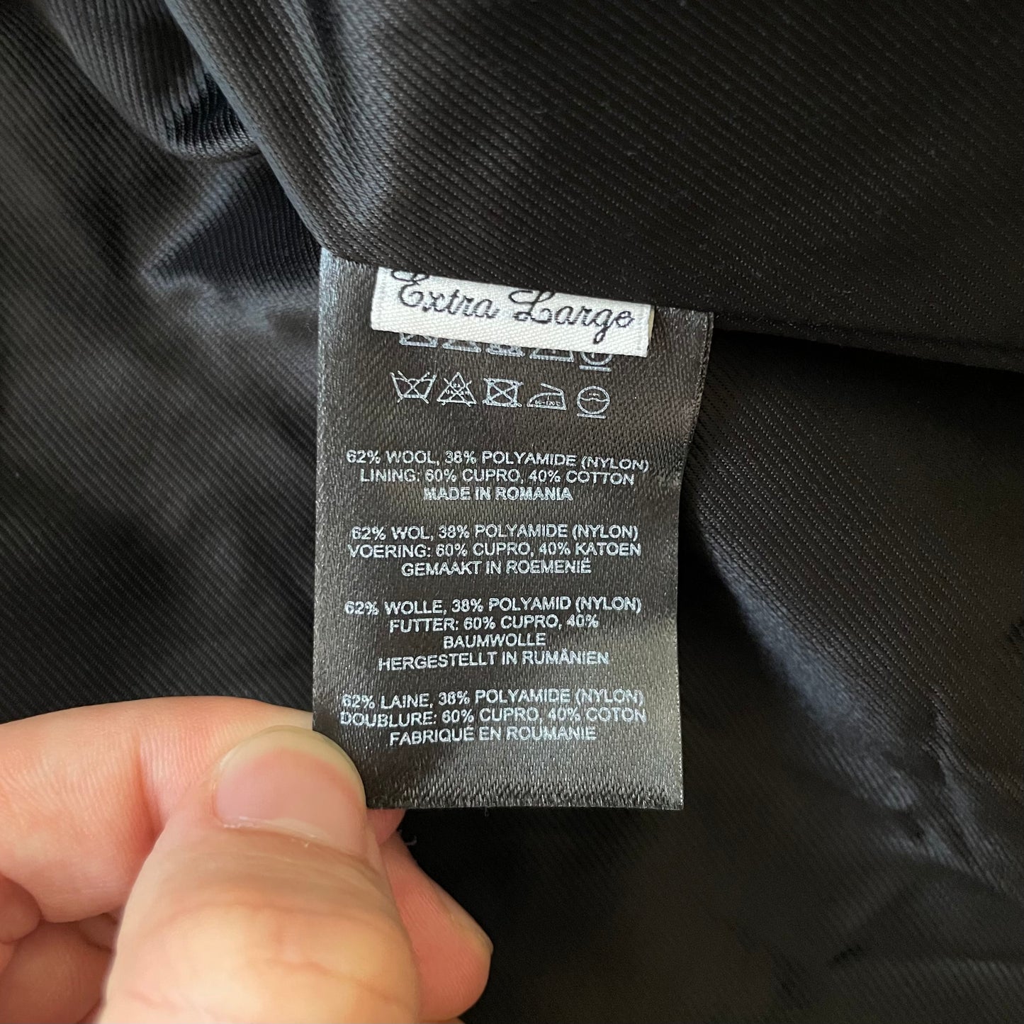 2021aw dries van noten heavy wool coat XL