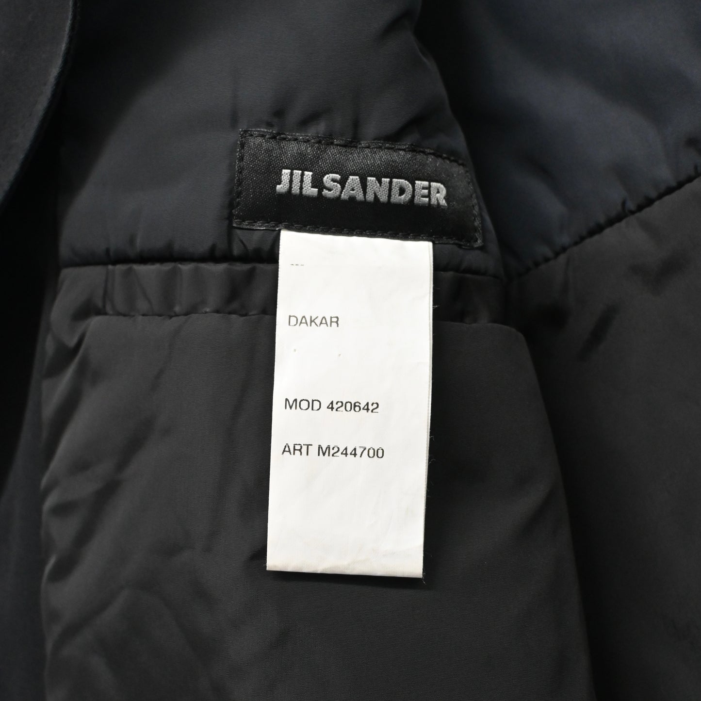 2007aw jil sander cotton layered blouson 48 by raf simons