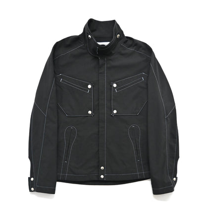 2023aw kiko kostadinov kk jacket 08 jet black 46