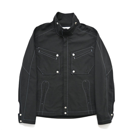 2023aw kiko kostadinov kk jacket 08 jet black 46