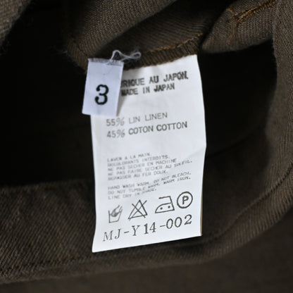 1998ss Y‘s yohji yamamoto reversible linen blouson 3