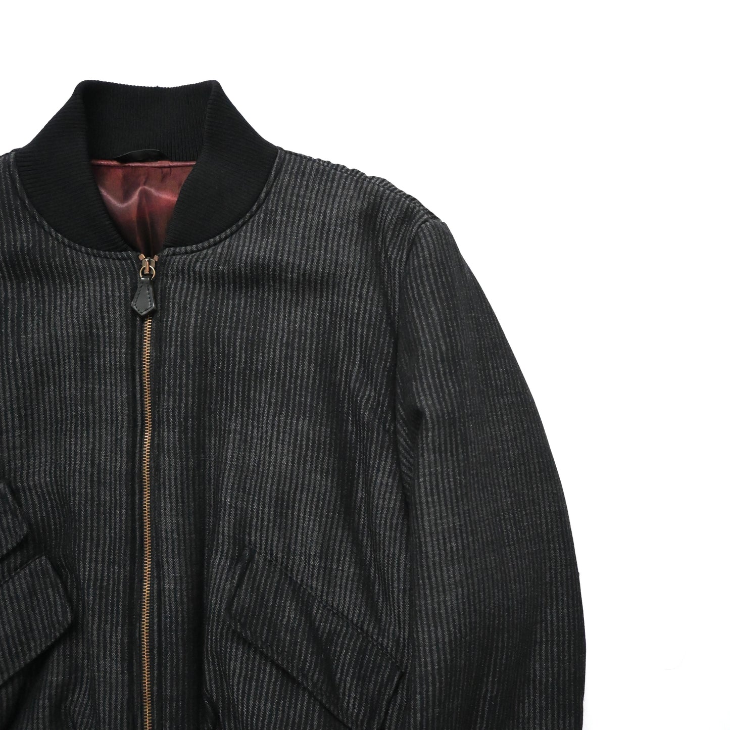 1998aw jean paul gaultie wool short bomber jacket 50