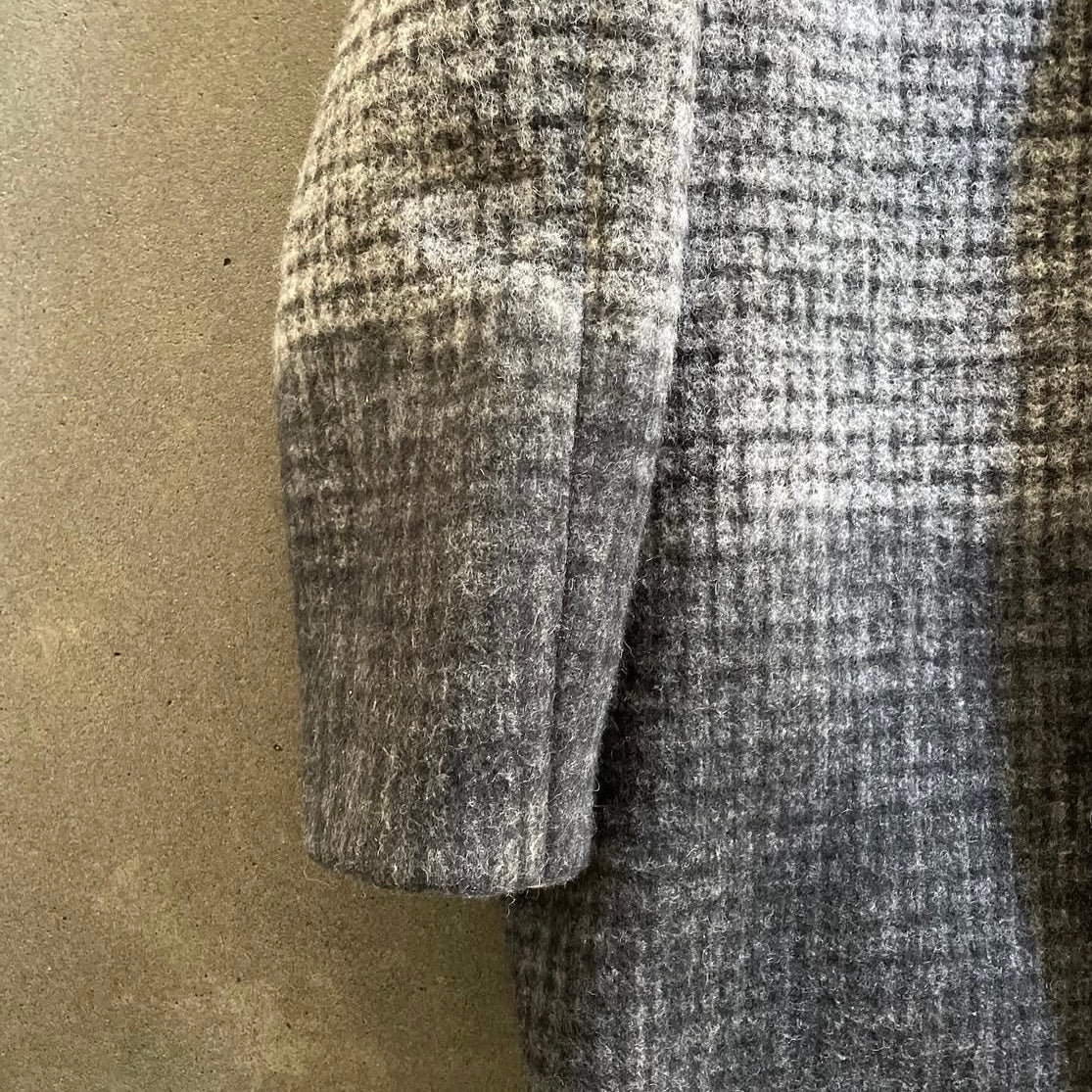 2007aw prada gradation heavy wool coat M