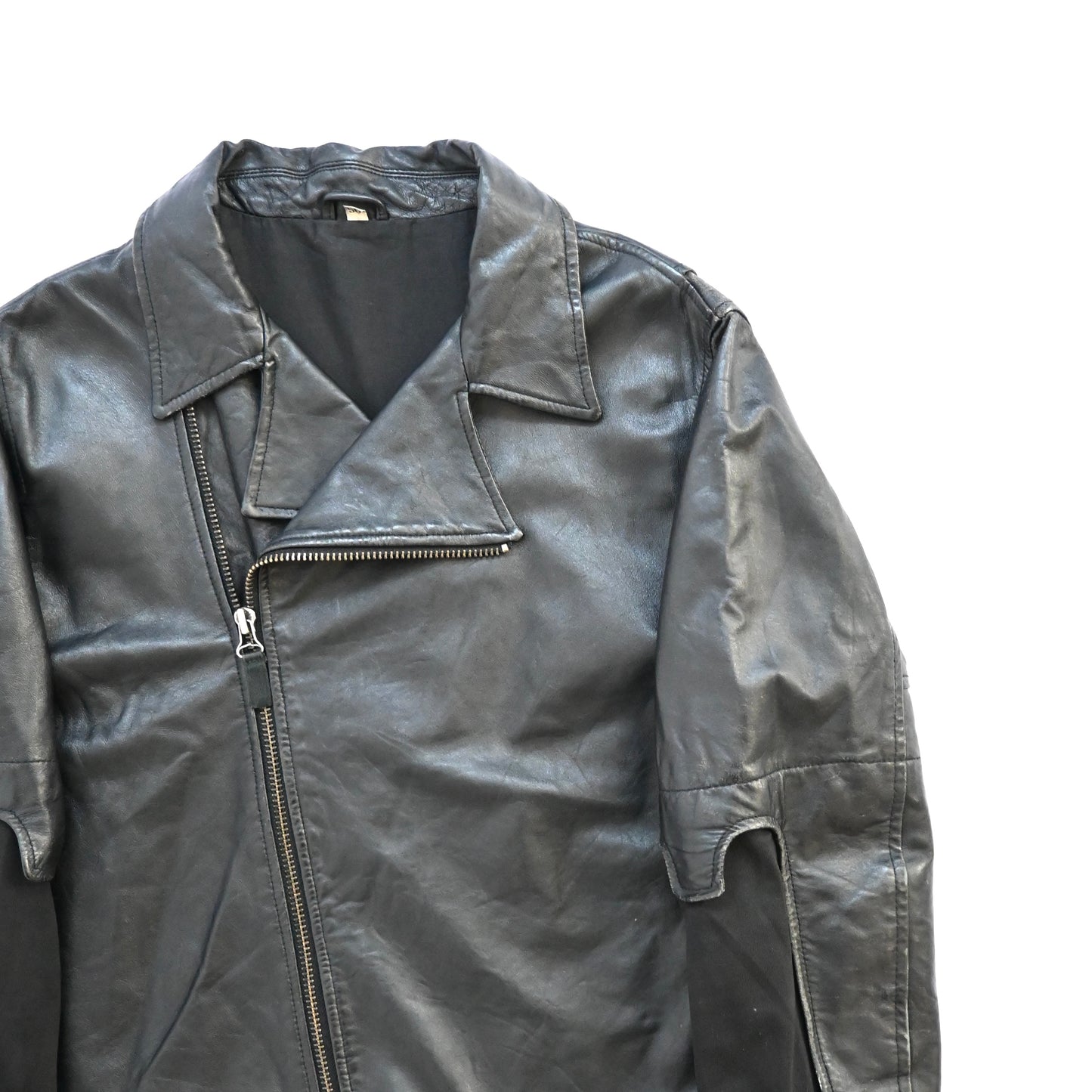 2004ss helmut lang dragonfly cutout leather jacket 50