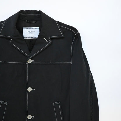 1999ss prada stitch wool blouson 46