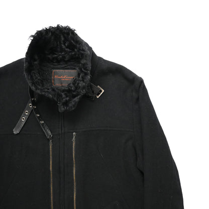 2006aw undercover arts＆crafts fur docking wool blouson 3