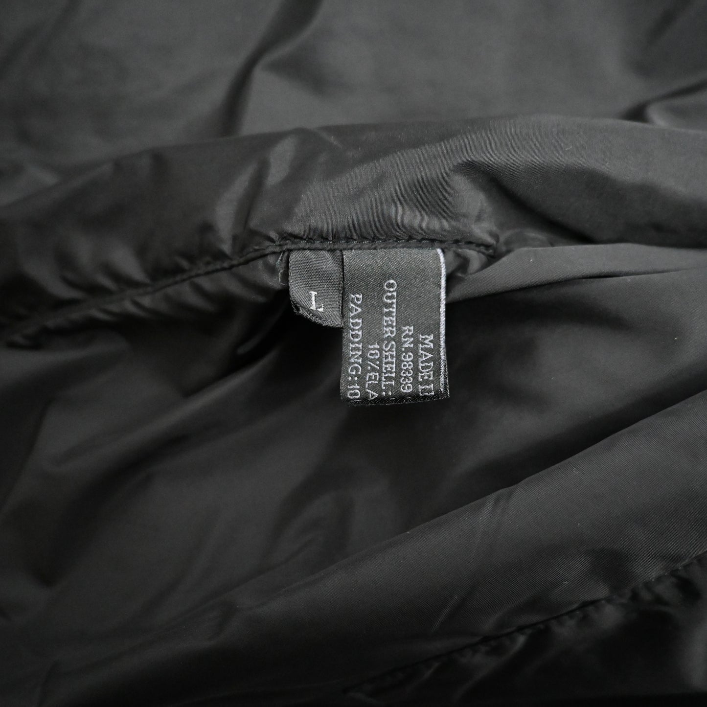 1990s prada polyester long coat L