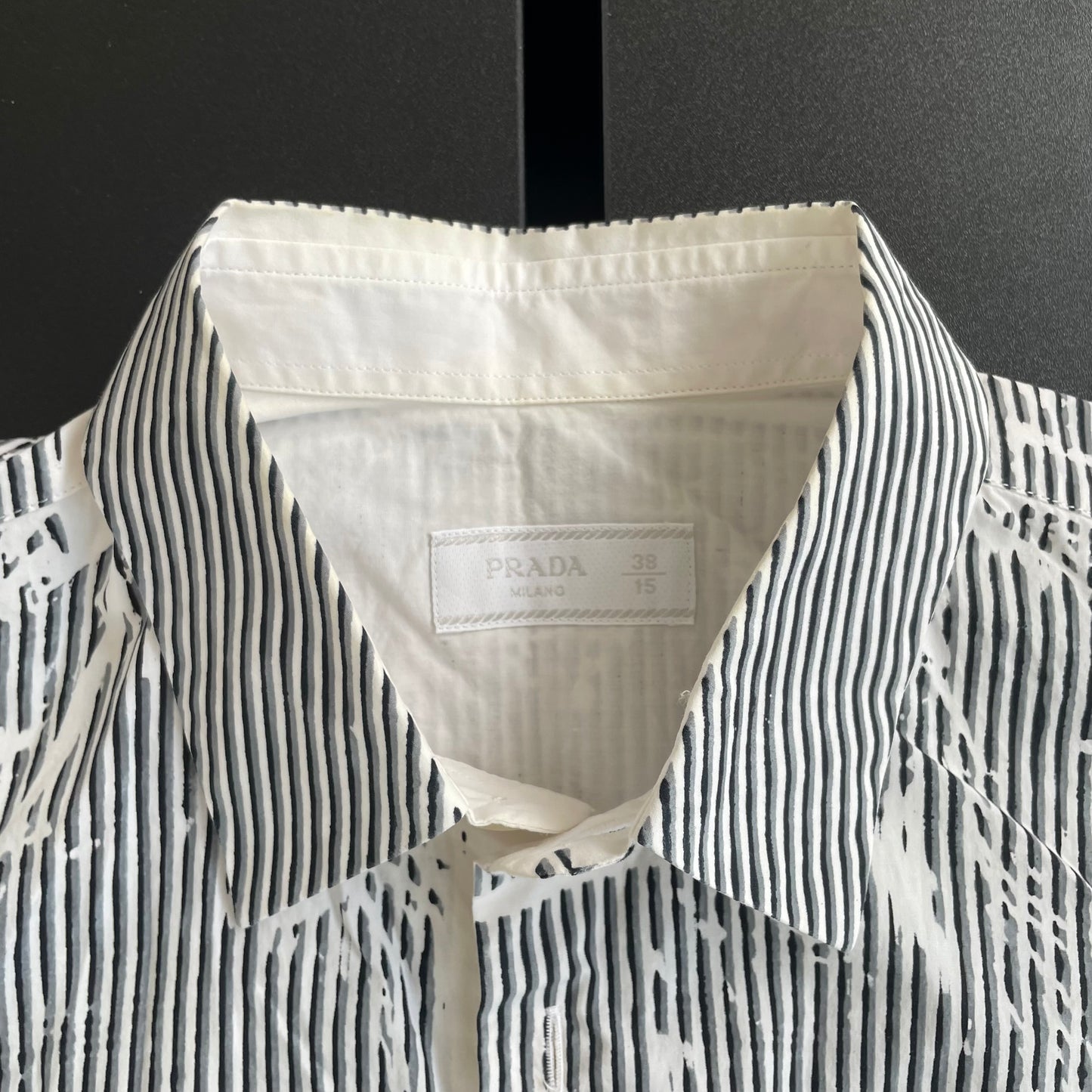2018ss prada paint cotton shirt M