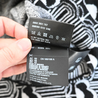 2021aw prada wool floral turtleneck sweater 50 by raf simons