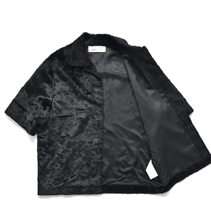 2021ss 1017 alyx 9sm  camp collar faux pony hair shirt 46