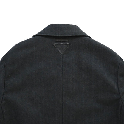 2019aw prada quilting padded denim coat 48