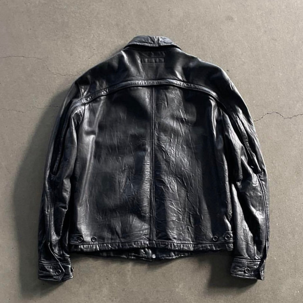 2005aw comme des garcons shirt leather jacket M